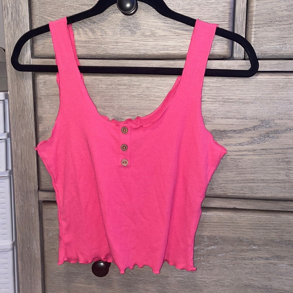 Pink tank top